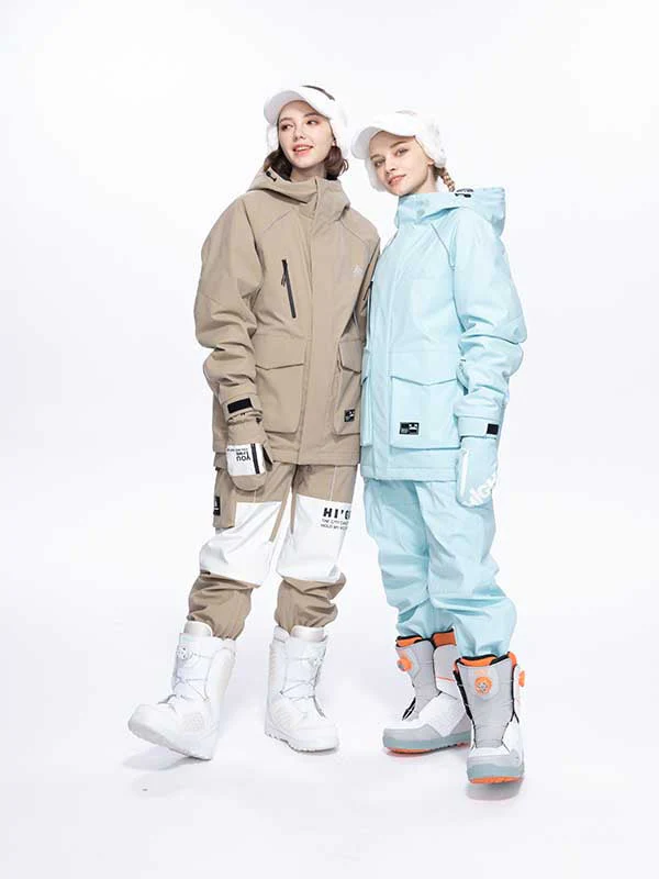 Women's High Experience Mountain Shred Trendy Two Piece Snowsuits - Image 13