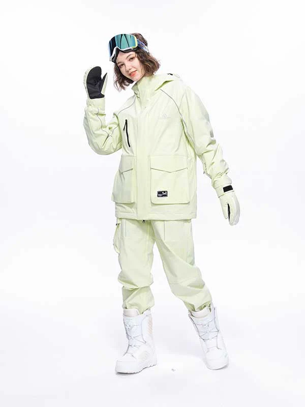 Women's High Experience Mountain Shred Trendy Two Piece Snowsuits - Image 15