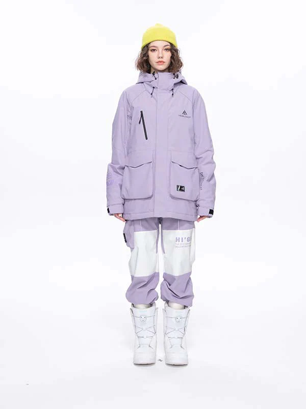 Women's High Experience Mountain Shred Trendy Two Piece Snowsuits - Image 5