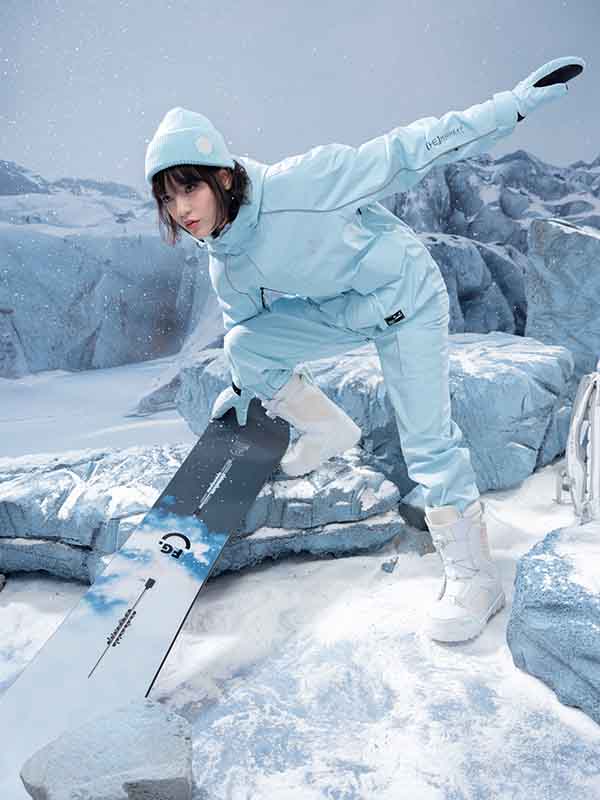 Women's High Experience Mountain Shred Trendy Two Piece Snowsuits - Image 8