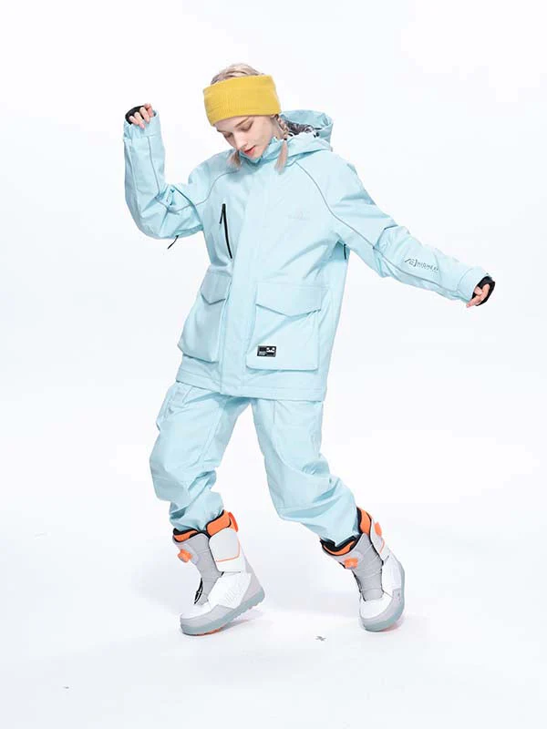 Women's High Experience Mountain Shred Trendy Two Piece Snowsuits - Image 9