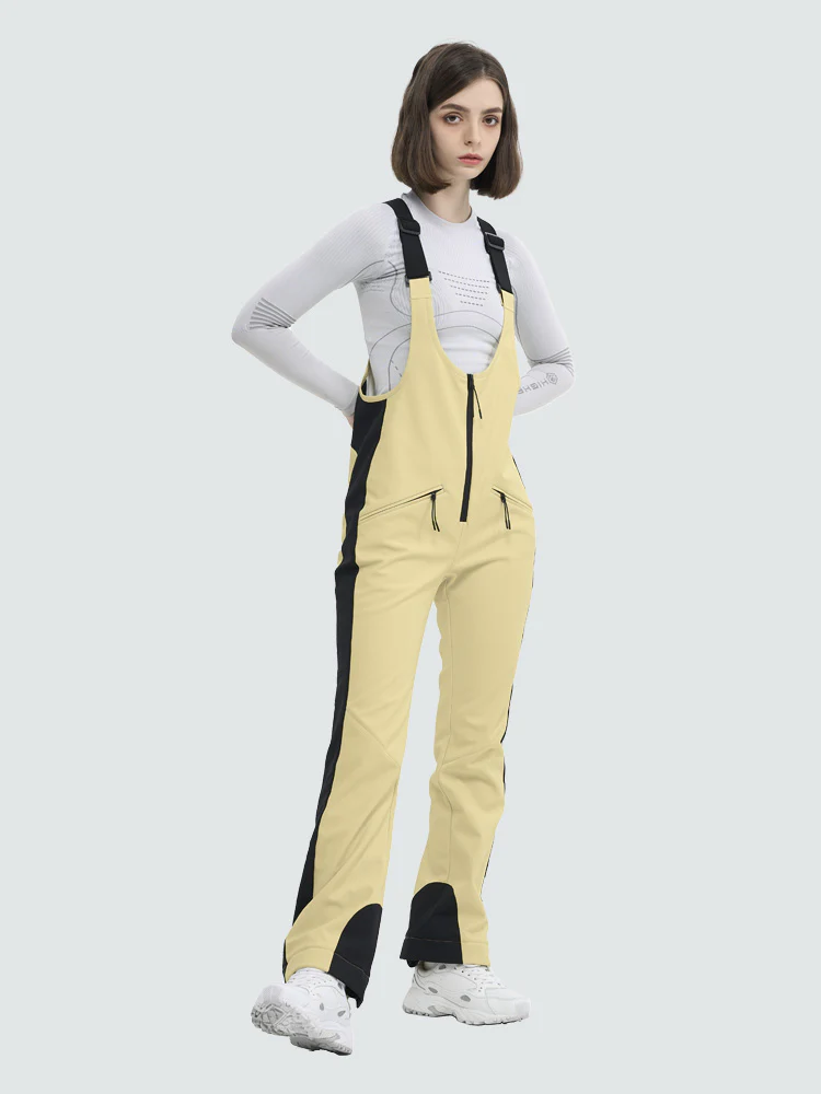 Women's High Experience Tailored Flex Flare Ski Bibs Overalls - Image 11