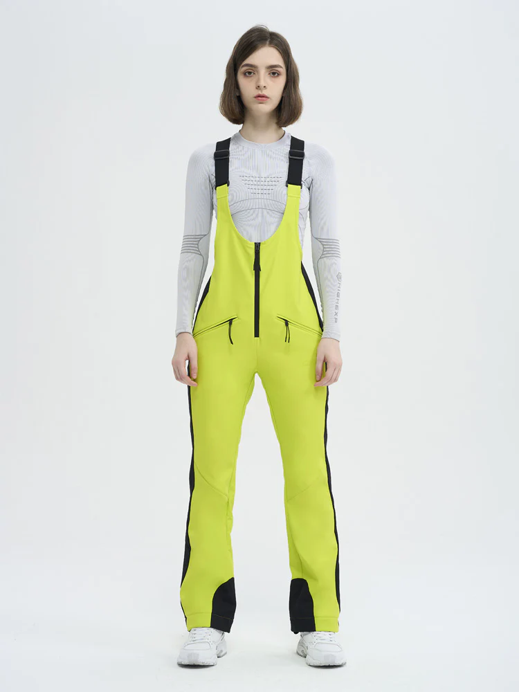 Women's High Experience Tailored Flex Flare Ski Bibs Overalls - Image 14