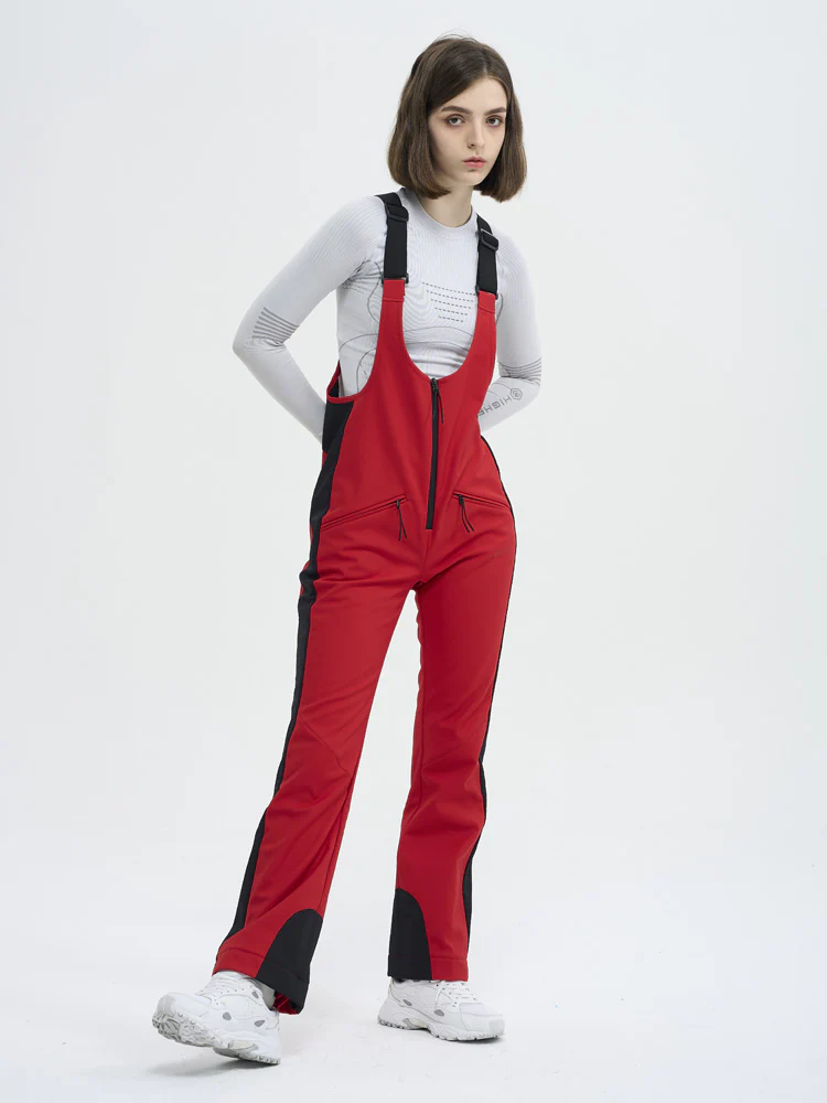 Women's High Experience Tailored Flex Flare Ski Bibs Overalls - Image 5