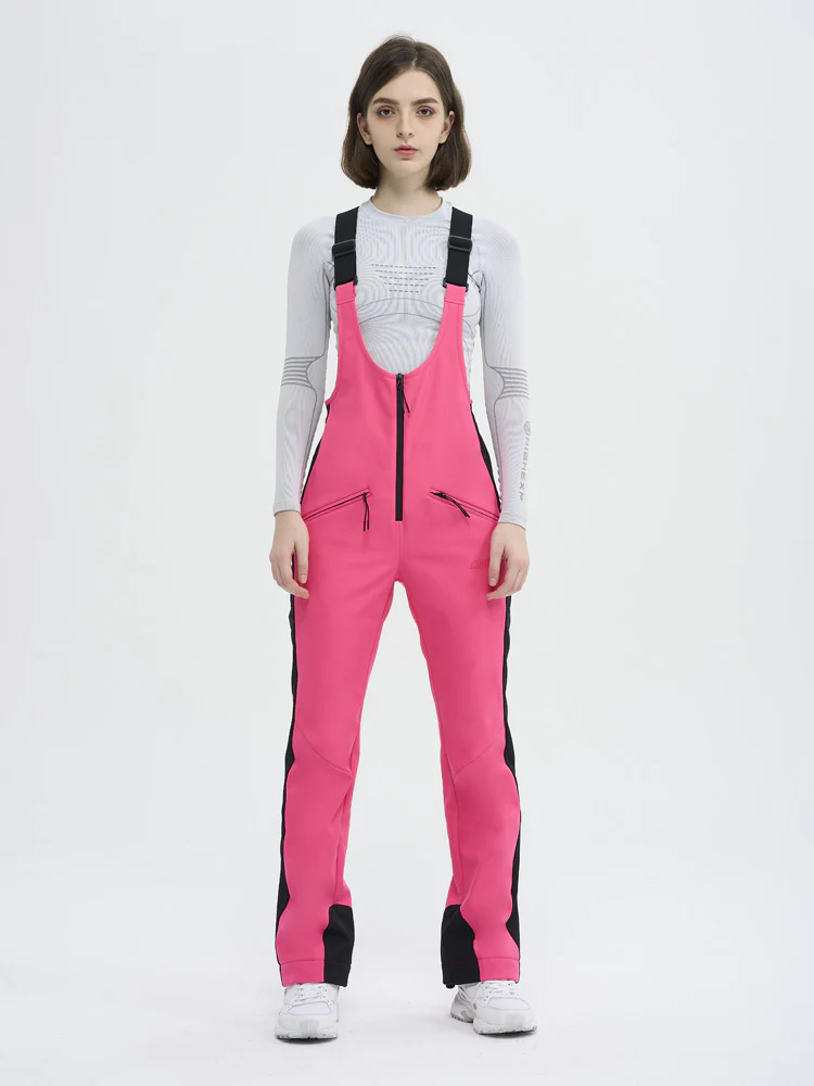 Women's High Experience Tailored Flex Flare Ski Bibs Overalls - Image 7
