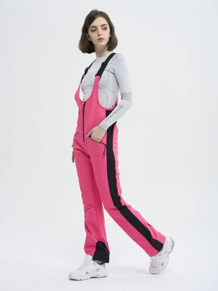 Women's High Experience Tailored Flex Flare Ski Bibs Overalls - Image 8