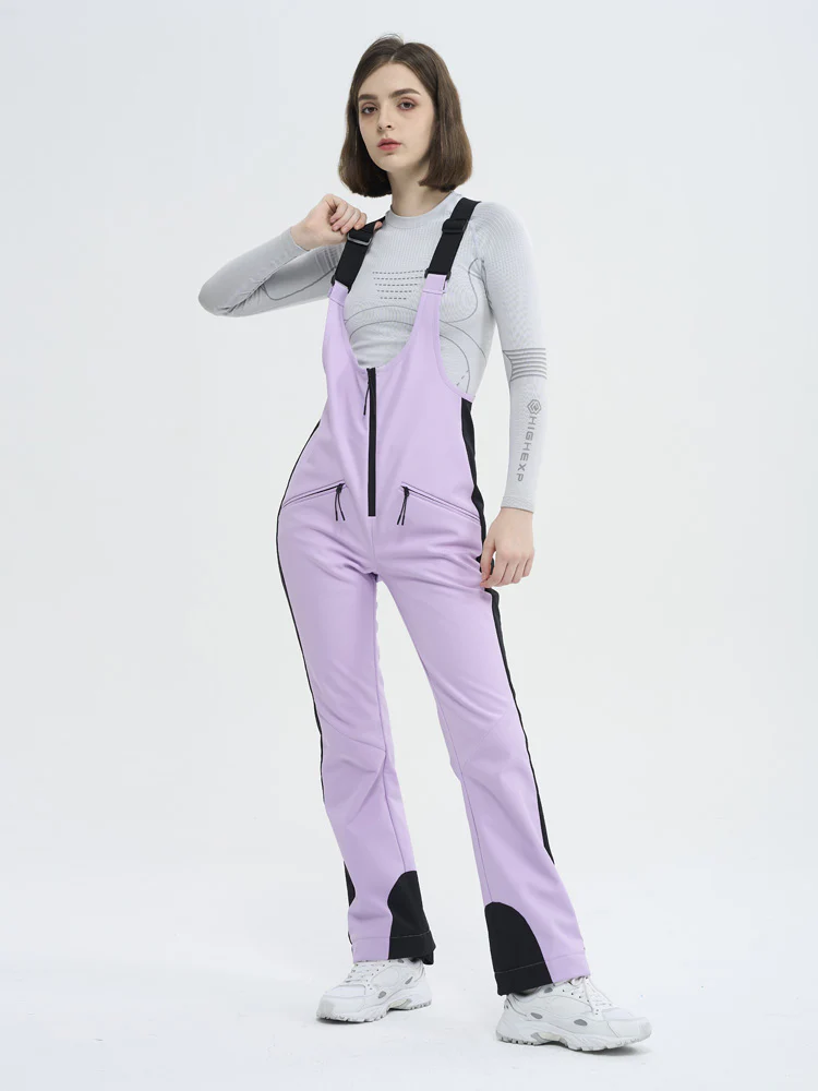 Women's High Experience Tailored Flex Flare Ski Bibs Overalls - Image 9