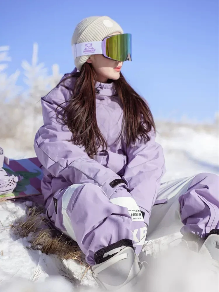 Women's High Experience Unisex Winter Snow Ace Waterproof Skiing Jacket - Image 6