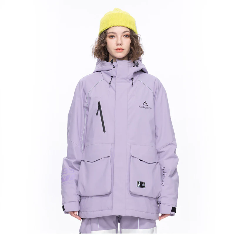 Women's High Experience Unisex Winter Snow Ace Waterproof Skiing Jacket - Image 8