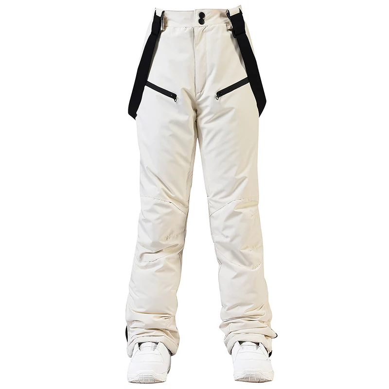 Women's Insulated Ice Queen Winter Snow Pants Ski Bibs - Image 10