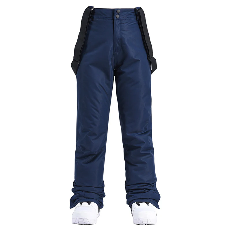 Women's Insulated Mountains Aurora White Winter Snow Pants Ski Bibs - Image 7