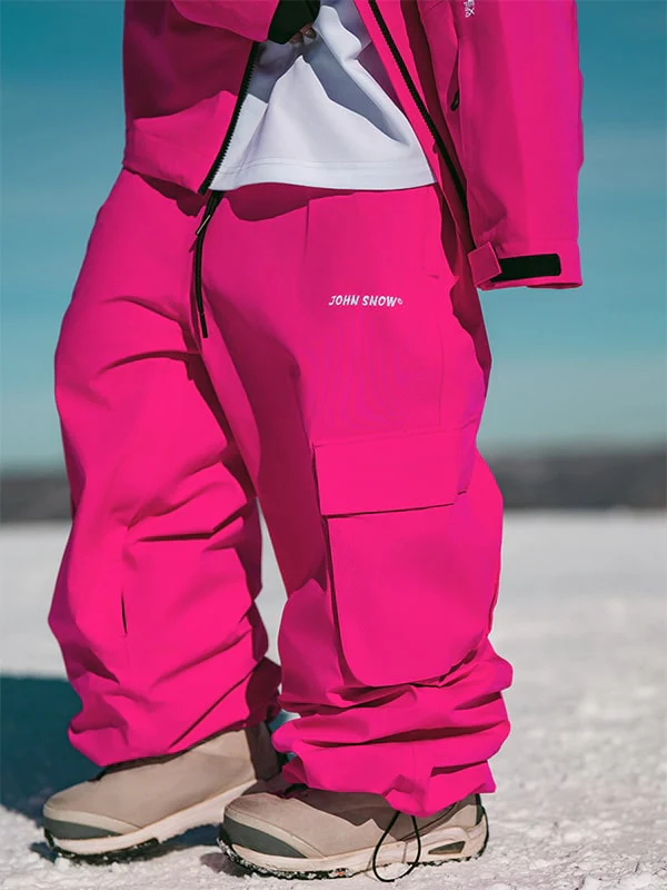 Women's John Snow 3L Baggy Cargo Snow Pants - Image 4