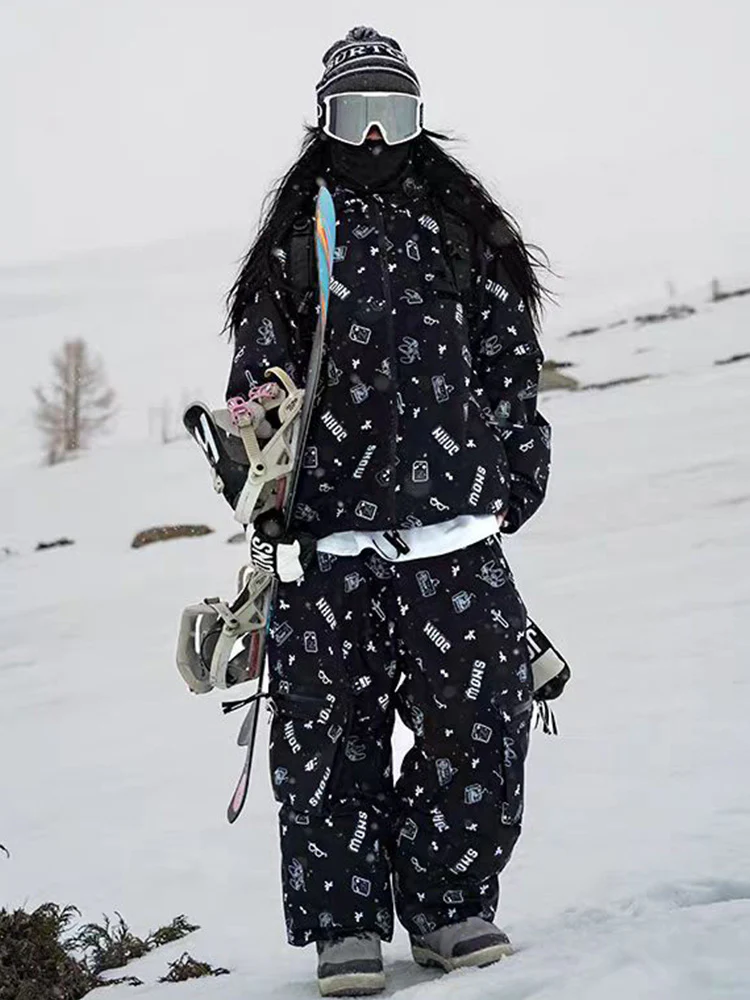 Women's John Snow Legendary Graphic Freestyle Baggy Two Pieces Snowsuit - Image 2