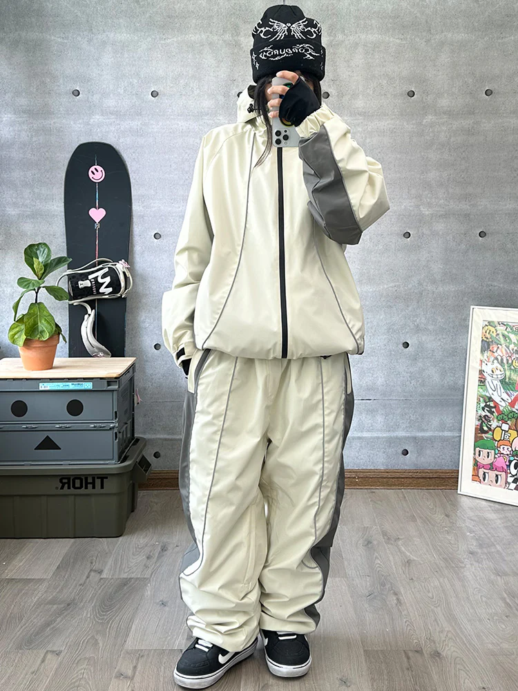 Women's John Snow Mountain Breaker Light Reflective Two Pieces Snowsuits - Image 10