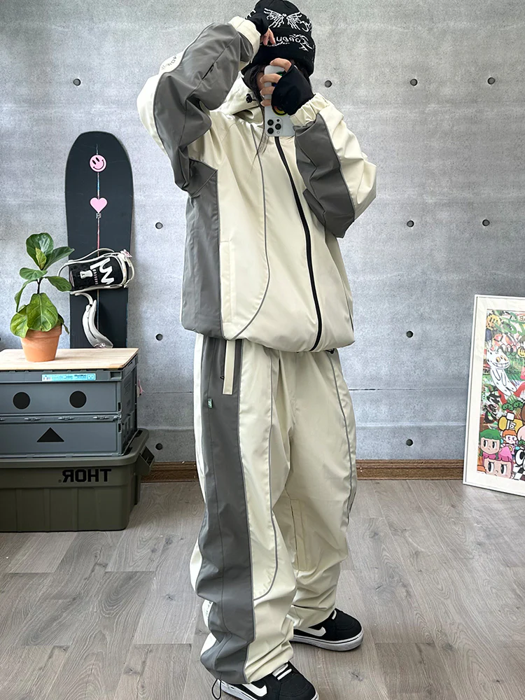 Women's John Snow Mountain Breaker Light Reflective Two Pieces Snowsuits - Image 11