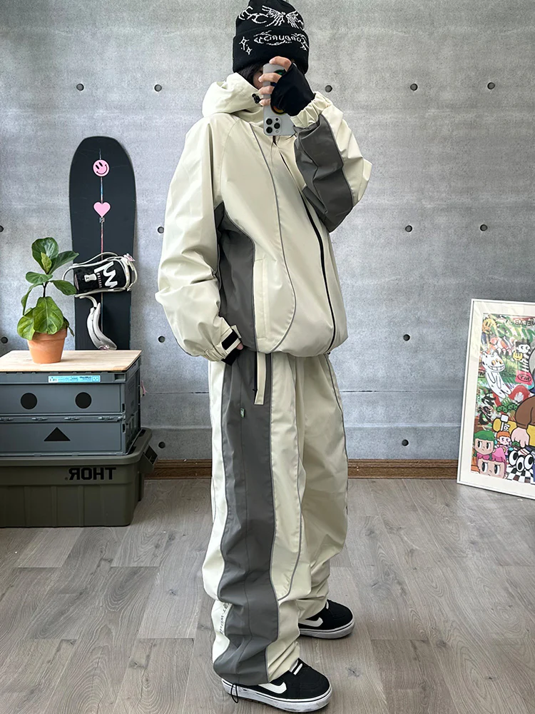 Women's John Snow Mountain Breaker Light Reflective Two Pieces Snowsuits - Image 12