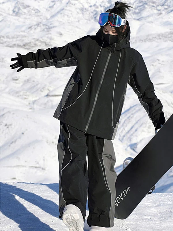Women's John Snow Mountain Breaker Light Reflective Two Pieces Snowsuits - Image 4