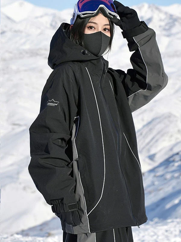 Women's John Snow Mountain Breaker Light Reflective Two Pieces Snowsuits - Image 7
