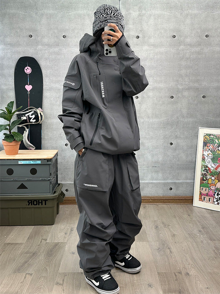Women's John Snow Powder Pursuit Street Style Cargo Snow Suit - Image 2