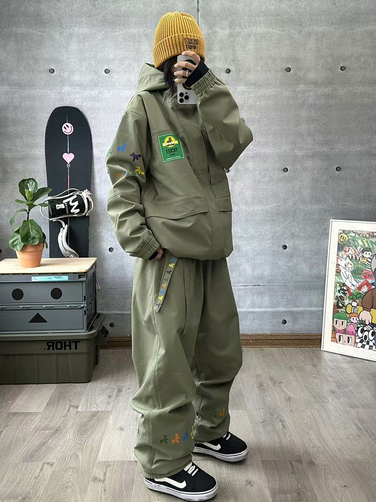 Women's John Snow Street Fusion WIP Baggy Cargo Snow Suit - Image 9