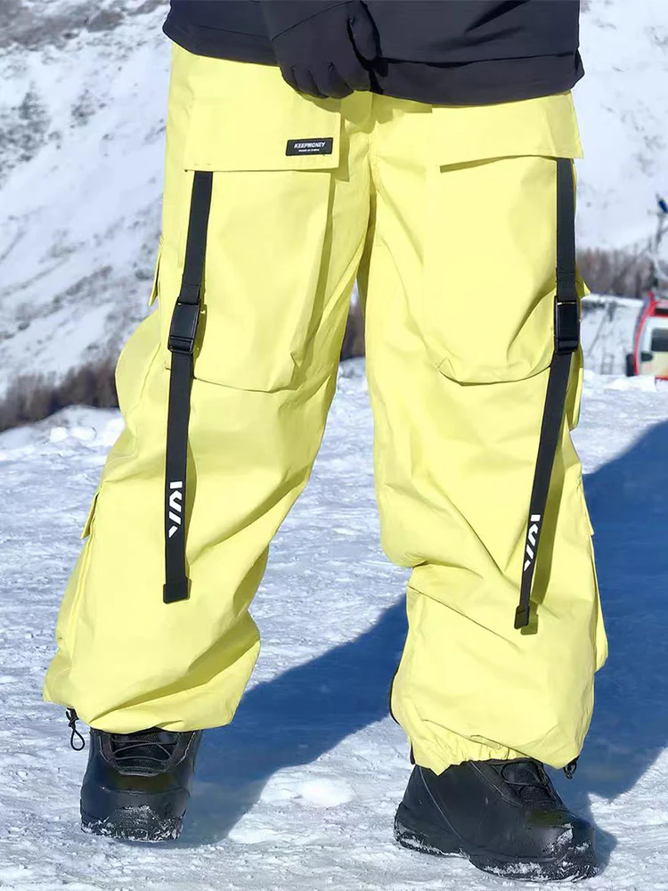 Women's Keep Money Mountain Chill Baggy Snow Pants - Image 4