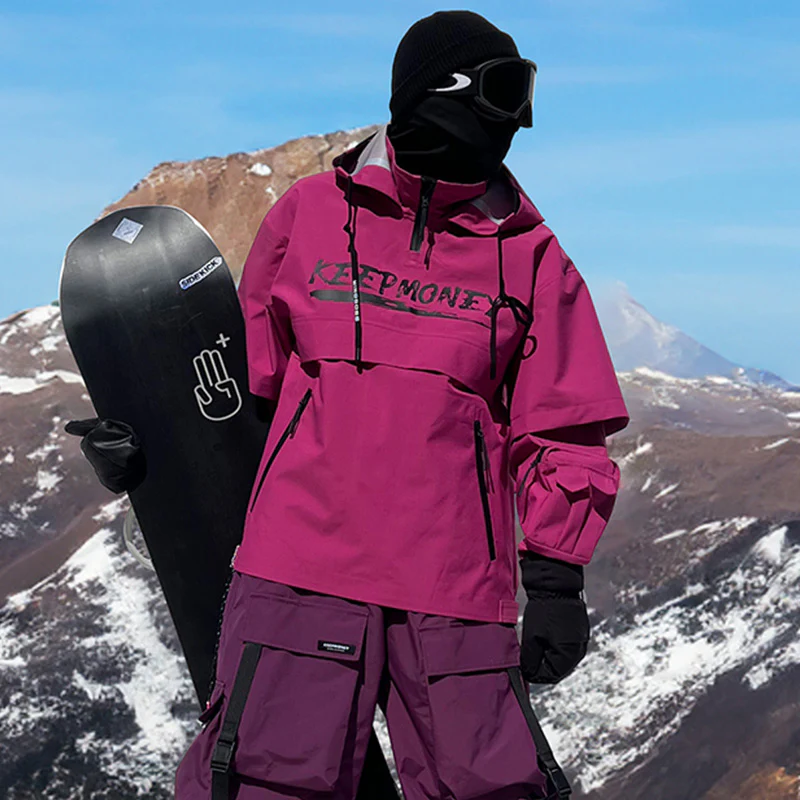 Women's Keep Money Mountain Chill Baggy Snowboard Jacket - Image 4