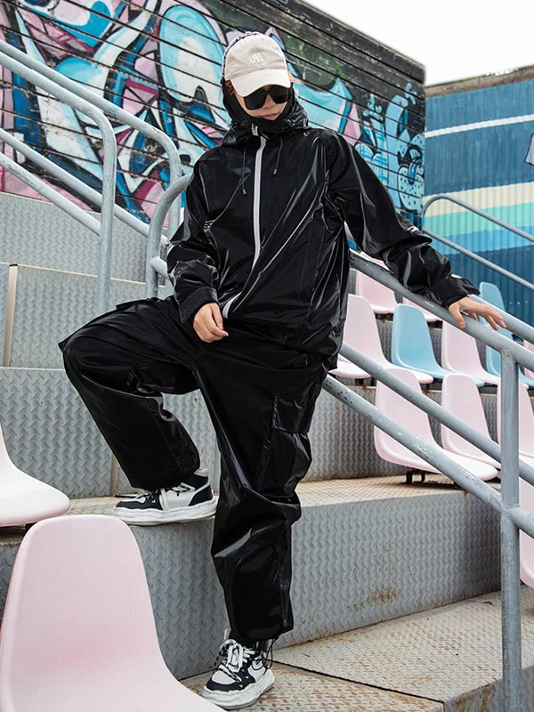 Women's Mountain Beast Black Paint Graphene 3L Snowsuit Sets - Image 3
