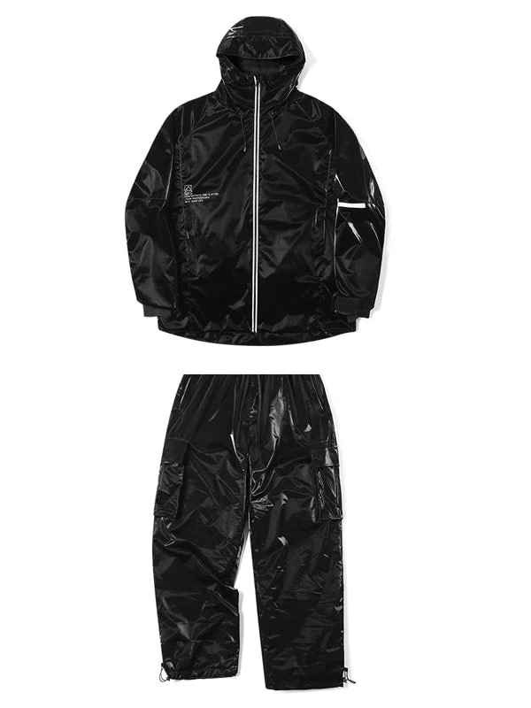 Women's Mountain Beast Black Paint Graphene 3L Snowsuit Sets - Image 4