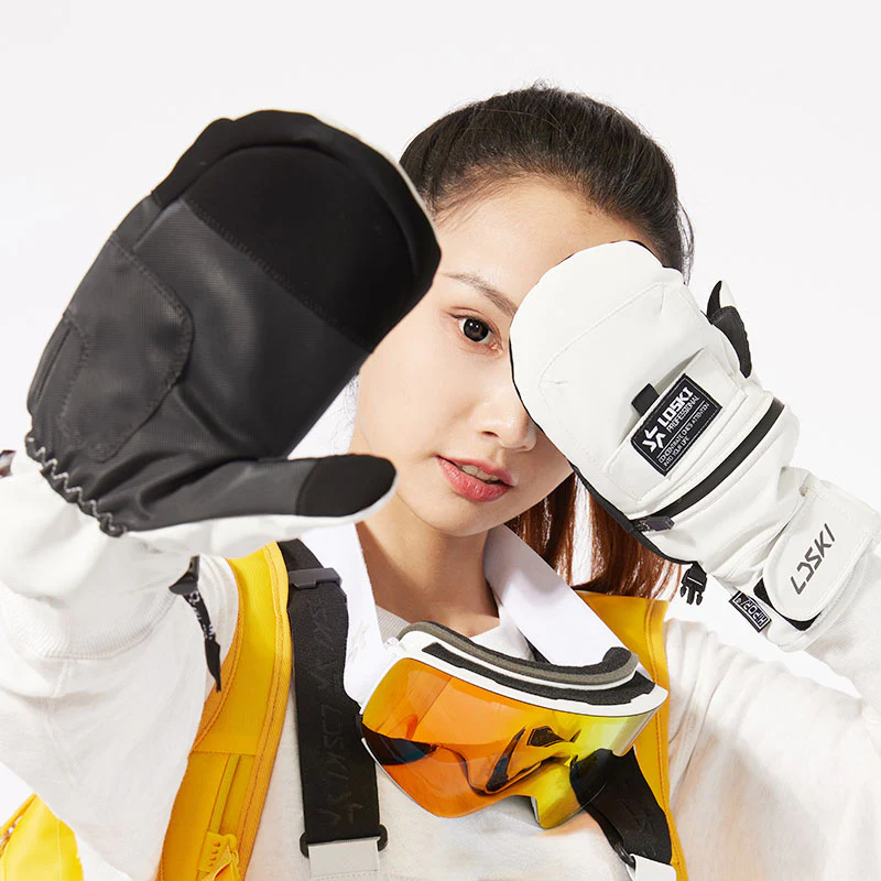 Women's LD Ski Winter All Weather Snowboard Ski Mittens - Image 5