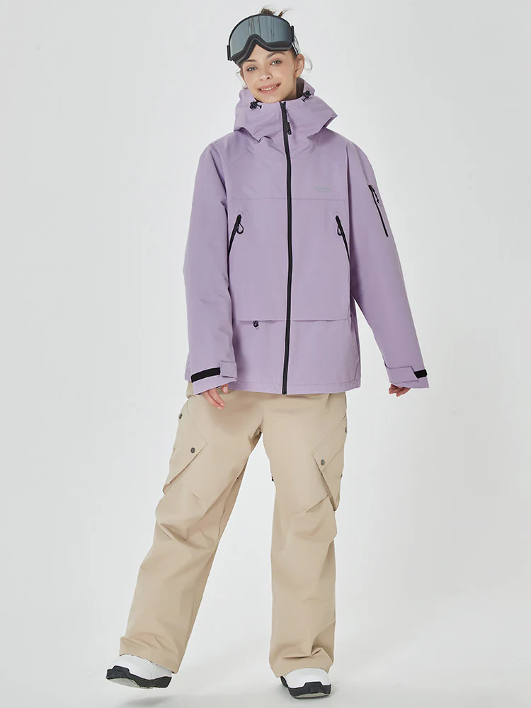 Women's Mountain Breaker Anorak Jacket with Swag Cargo Snowboard Pants - Image 10