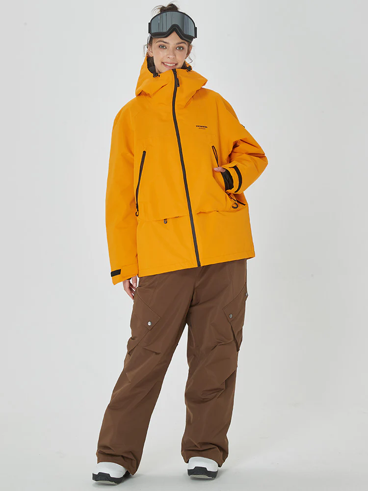 Women's Mountain Breaker Anorak Jacket with Swag Cargo Snowboard Pants - Image 13