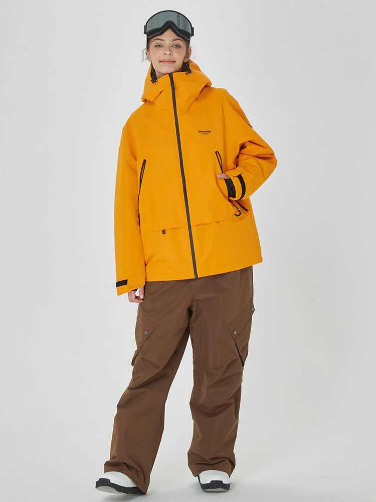 Women's Mountain Breaker Anorak Jacket with Swag Cargo Snowboard Pants - Image 15