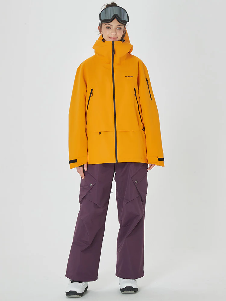 Women's Mountain Breaker Anorak Jacket with Swag Cargo Snowboard Pants - Image 4