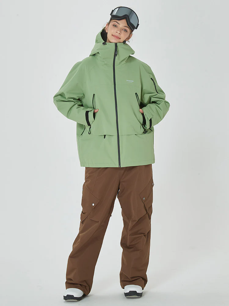 Women's Mountain Breaker Anorak Jacket with Swag Cargo Snowboard Pants - Image 5
