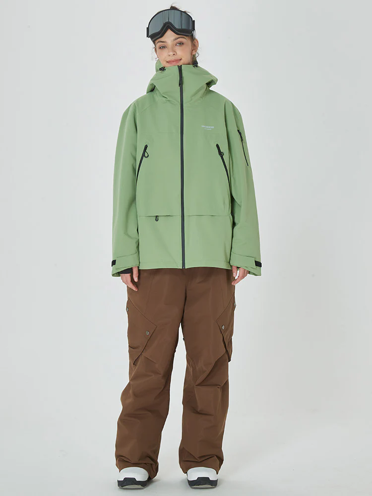 Women's Mountain Breaker Anorak Jacket with Swag Cargo Snowboard Pants - Image 6