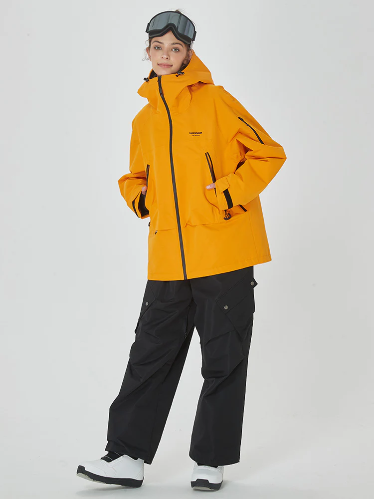 Women's Mountain Breaker Anorak Jacket with Swag Cargo Snowboard Pants - Image 7