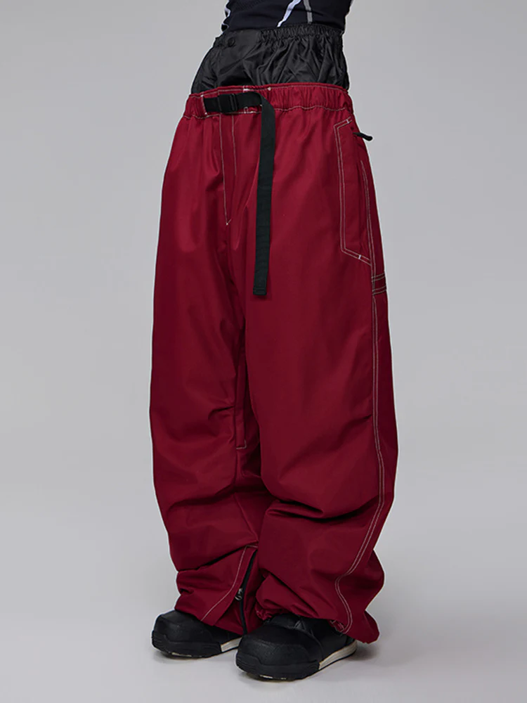 Men's Mountain Freerider Freestyle Snowboard Denim Jeans Baggy Snow Pants - Image 4