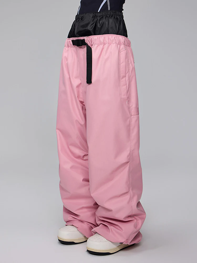 Men's Mountain Freerider Freestyle Snowboard Denim Jeans Baggy Snow Pants - Image 7