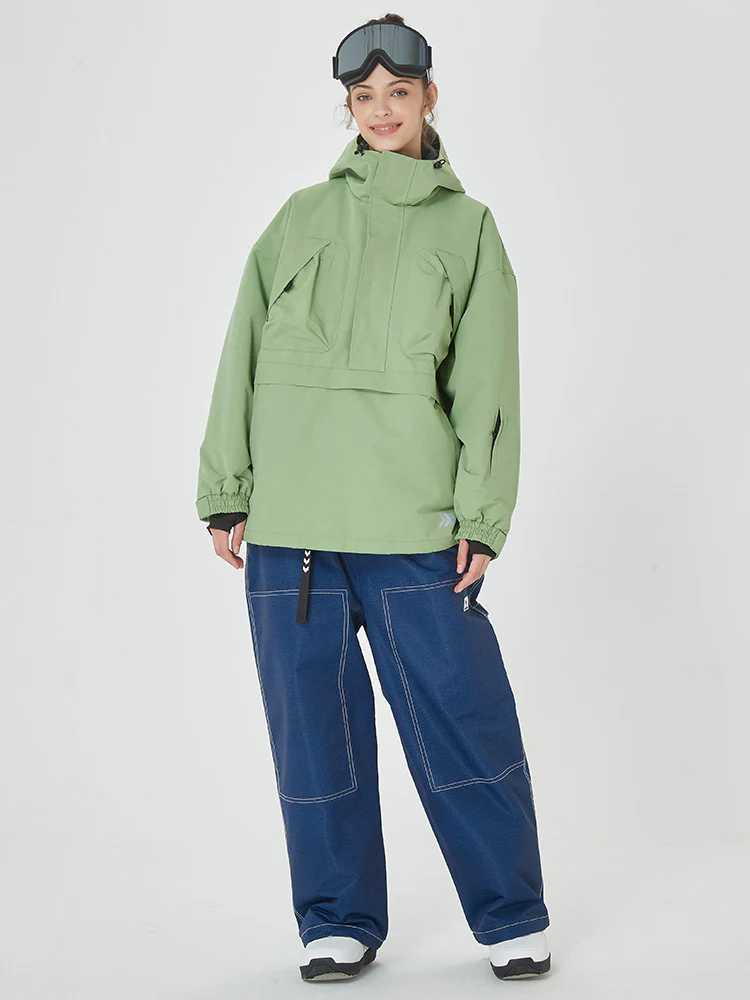 Women's Mountain Freerider Freestyle Snowsuits Anorak Snowboard Jacket & Pants - Image 3