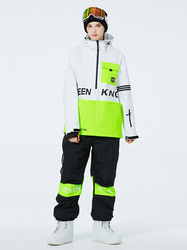 Women's Mountain Peak SnowGuard Half-zip Anorak Snowsuits - Image 4