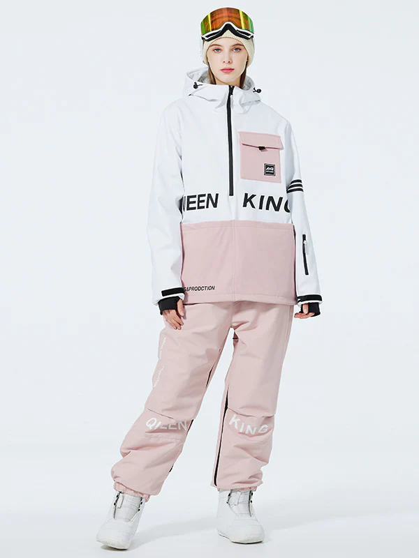 Women's Mountain Peak SnowGuard Half-zip Anorak Snowsuits - Image 8