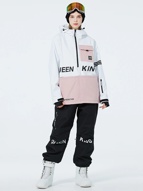 Women's Mountain Peak SnowGuard Half-zip Anorak Snowsuits - Image 9
