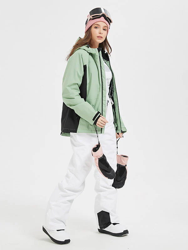 Women's Mountain Pow Waterproof Snow Suit Sets- All Mountain - Image 11