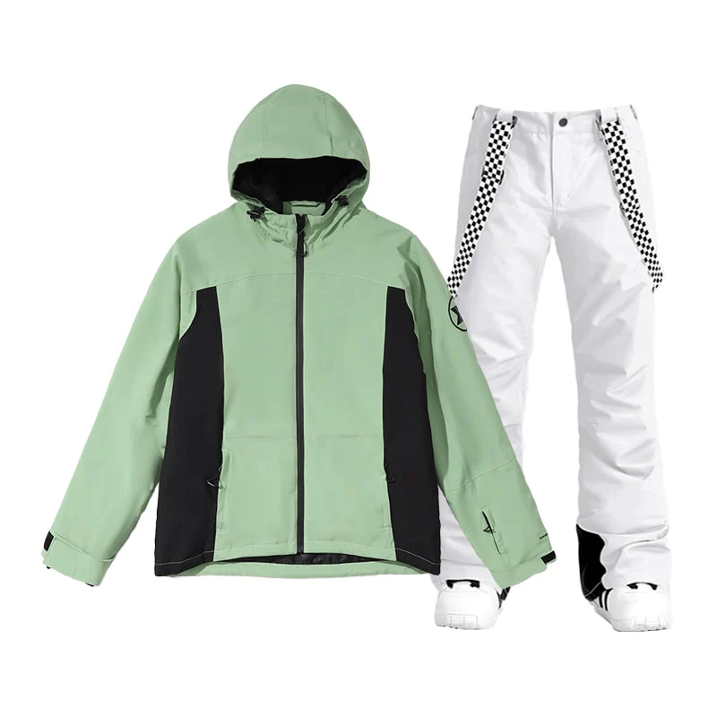 Women's Mountain Pow Waterproof Snow Suit Sets- All Mountain - Image 12