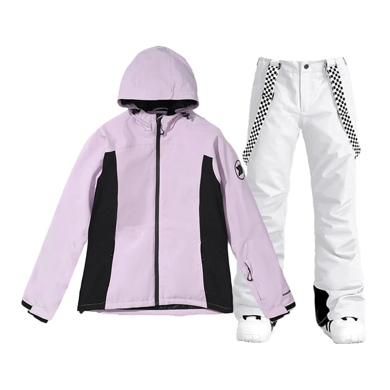 Women's Mountain Pow Waterproof Snow Suit Sets- All Mountain - Image 14