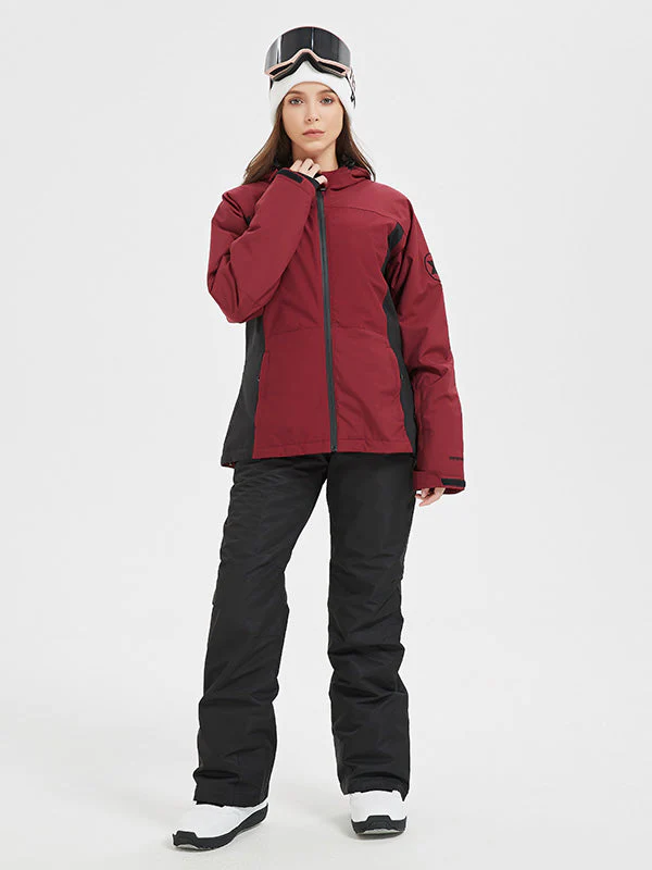 Women's Mountain Pow Waterproof Snow Suit Sets- All Mountain - Image 3
