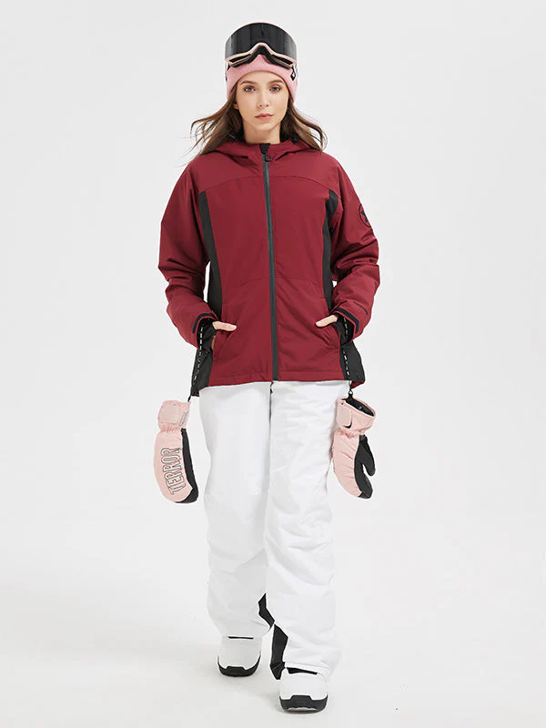 Women's Mountain Pow Waterproof Snow Suit Sets- All Mountain - Image 9