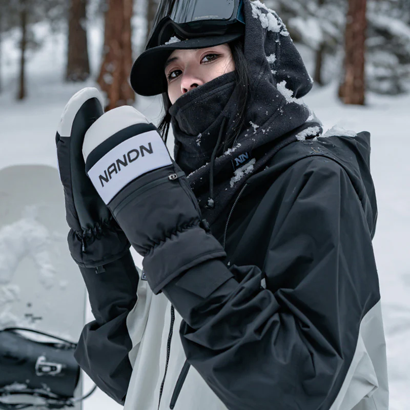 Women's Nandn AlpinePeak All-Weather Mountain Snowboard Mittens - Image 16