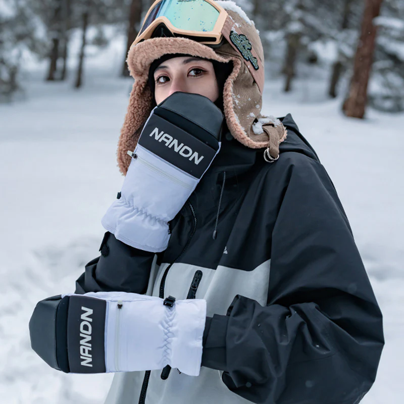 Women's Nandn AlpinePeak All-Weather Mountain Snowboard Mittens - Image 17