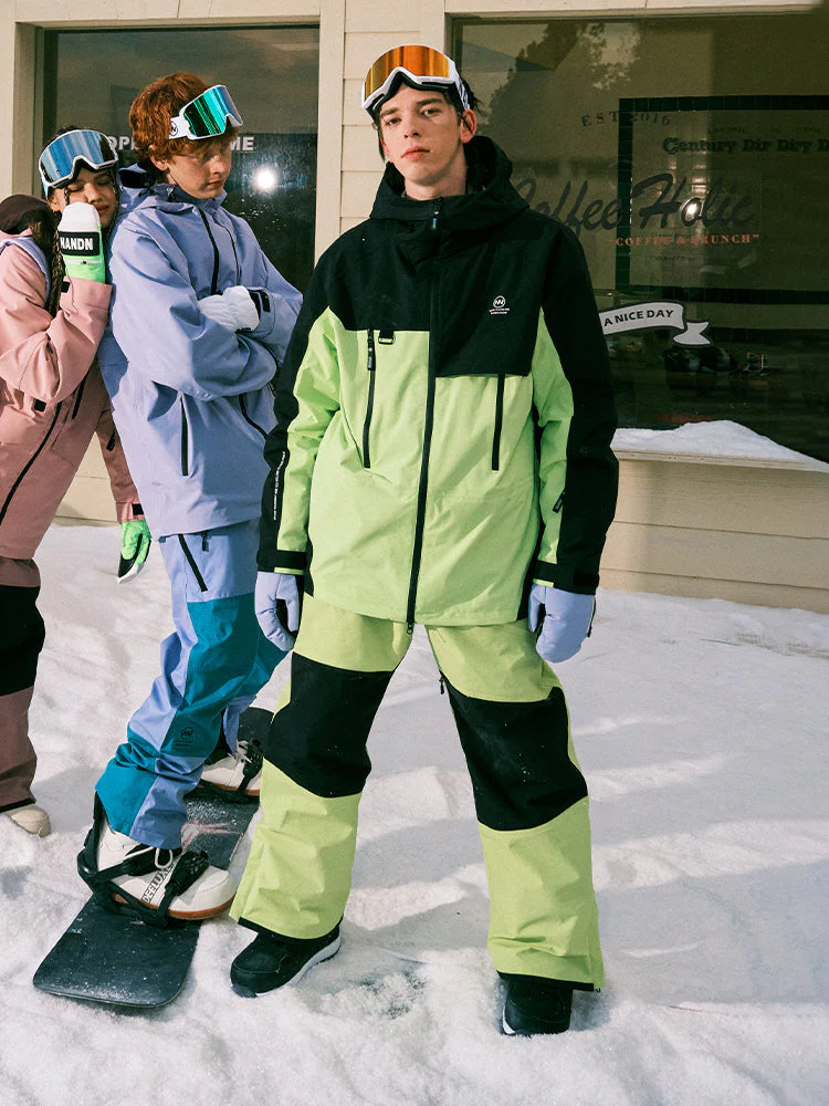 Women's Nandn Colorblock Mountain Top Snow Pants - Image 4